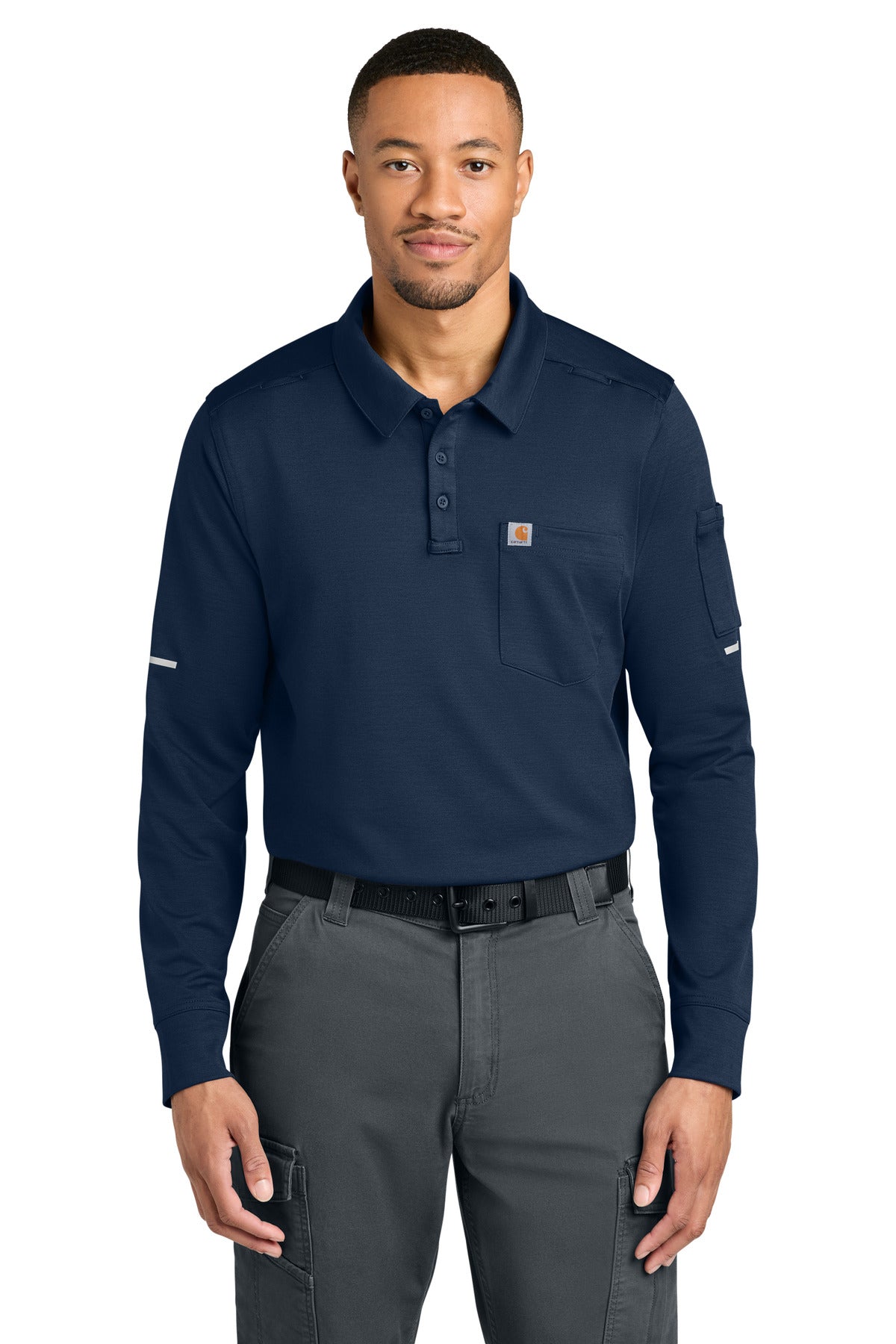 Carhartt Men's Field & Rescue Long Sleeve Polo CTC16129