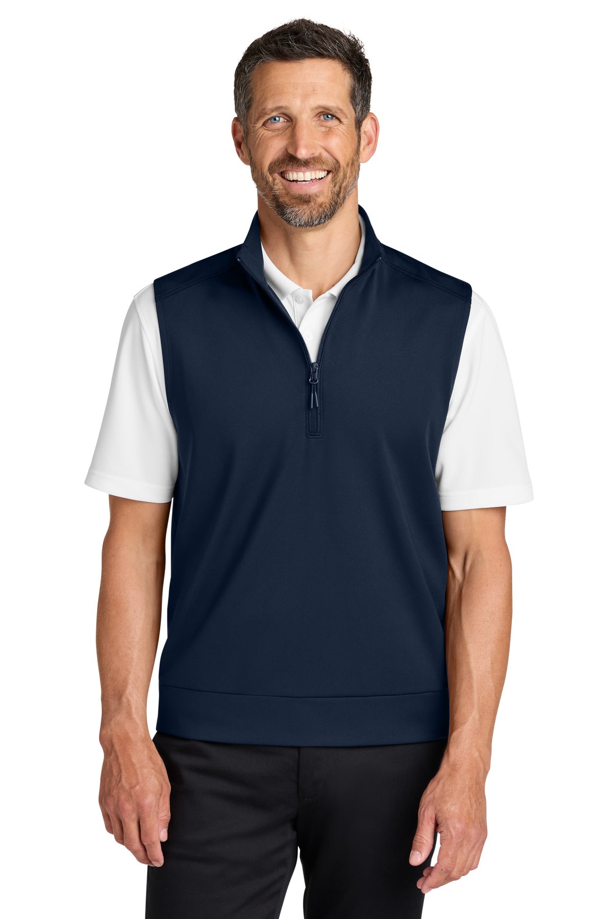 Port Authority Men's C-FREE Double Knit 1/4-Zip Vest K880V