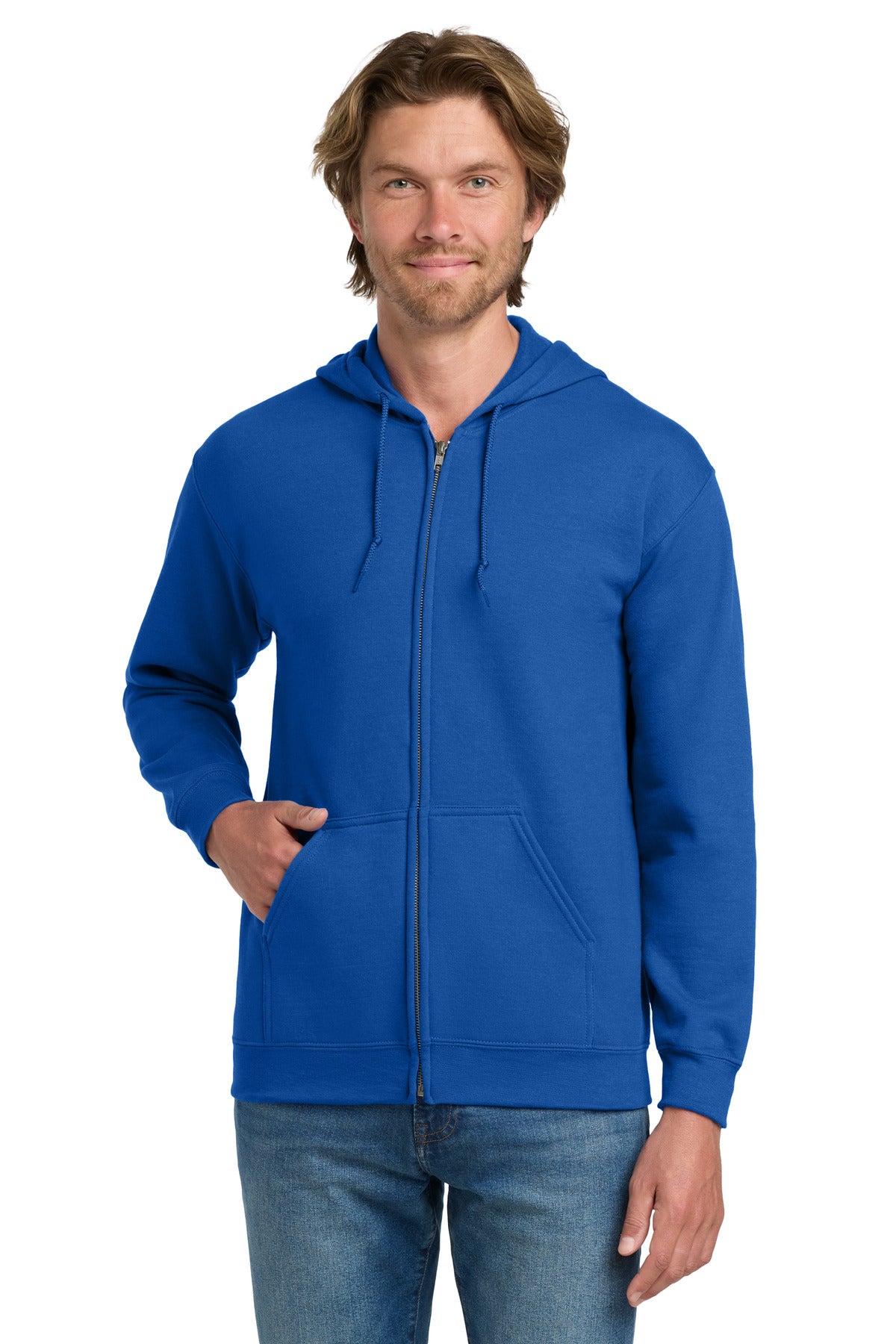 Gildan Men's Heavy Blend Full-Zip Hooded Sweatshirt