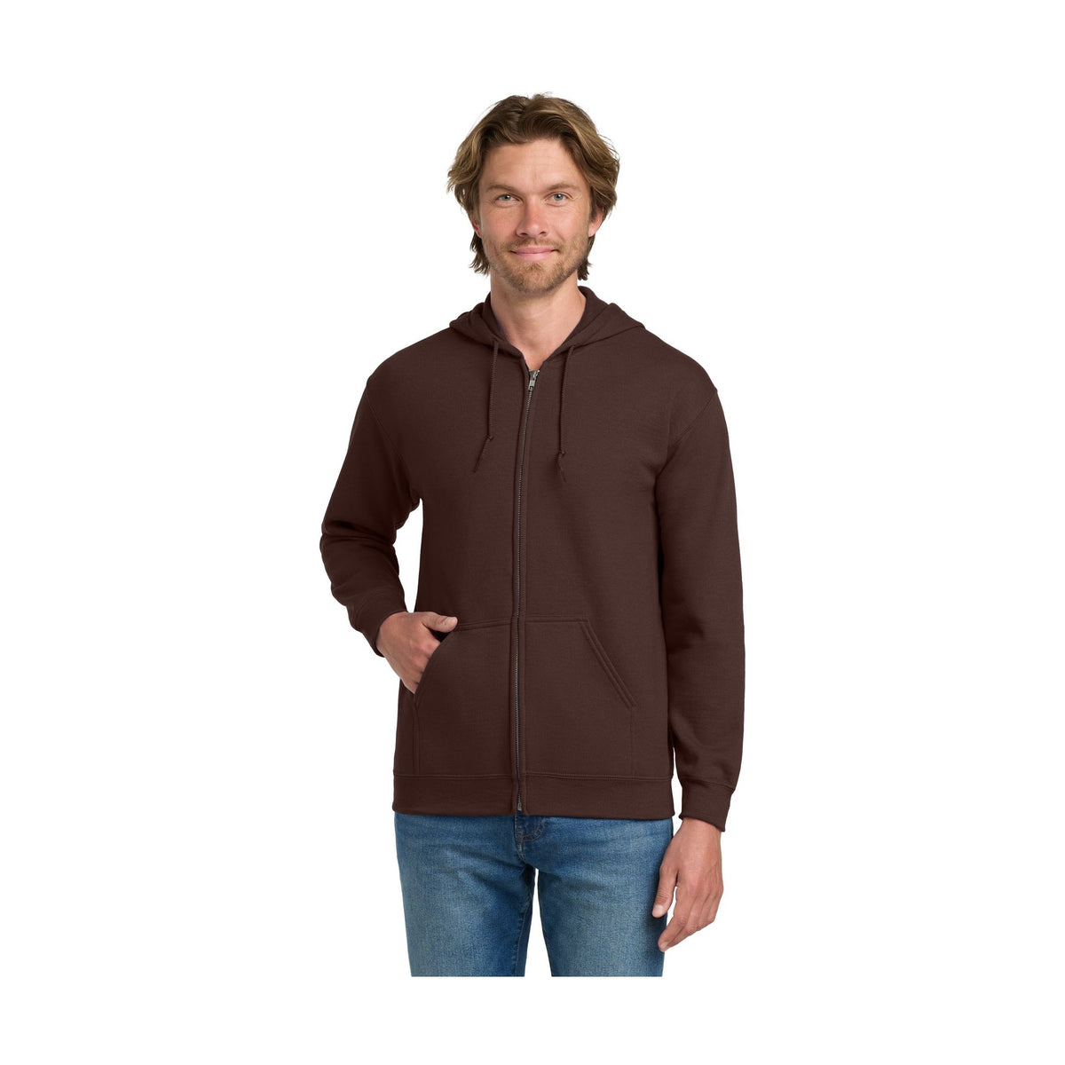 Gildan Men's Heavy Blend Full-Zip Hooded Sweatshirt