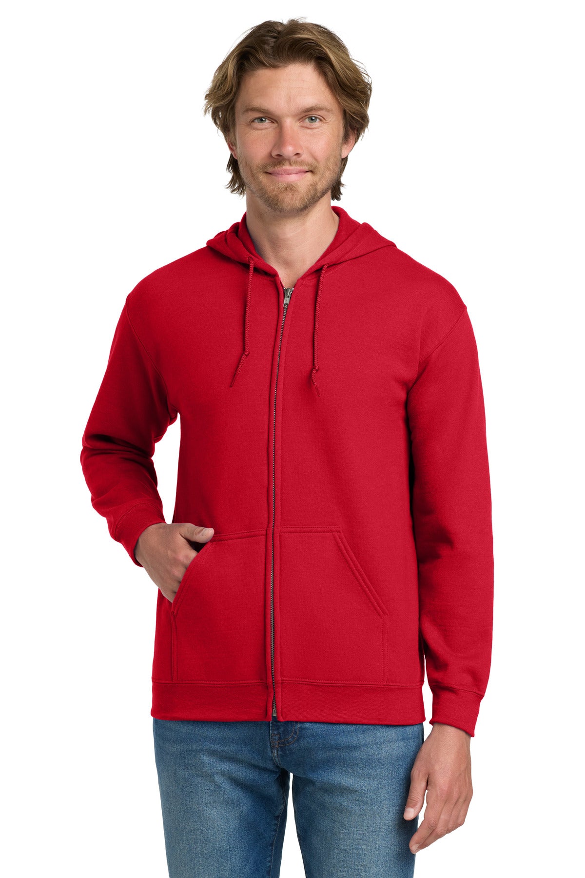 Gildan Men's Heavy Blend Full-Zip Hooded Sweatshirt
