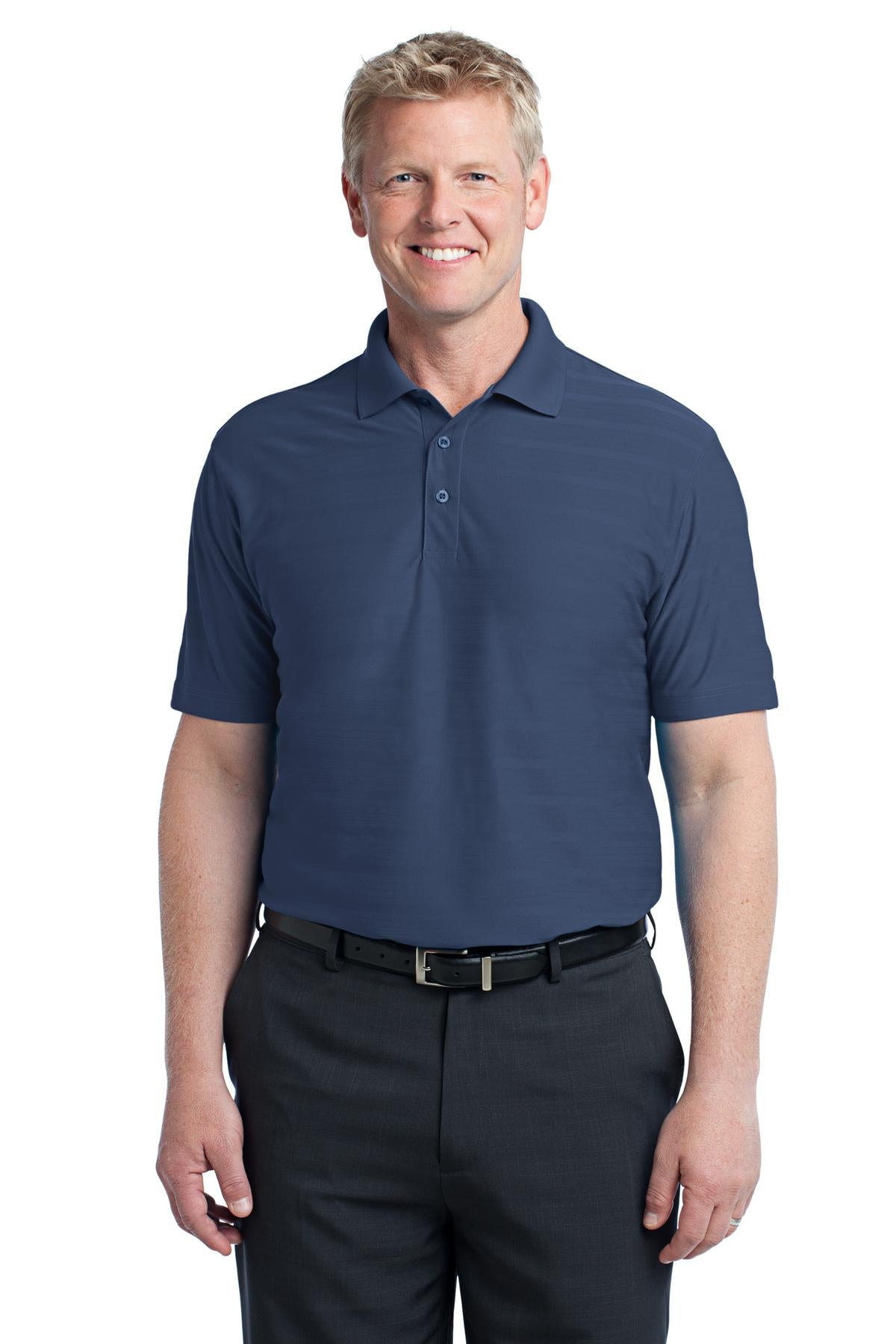Port Authority Men's Horizontal Texture Polo