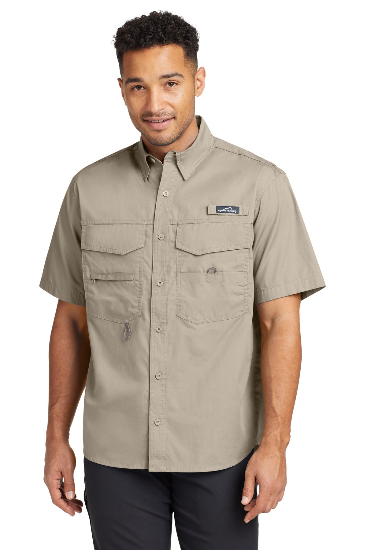 Eddie Bauer Men's Short Sleeve Fishing Shirt