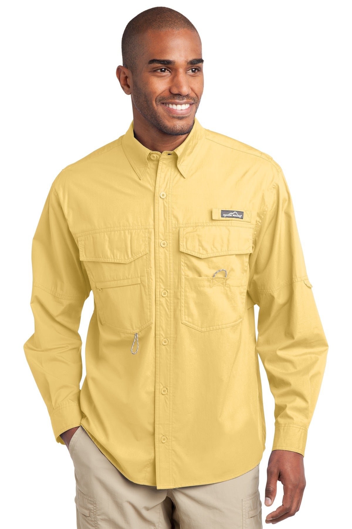 Eddie Bauer Men's Long Sleeve Fishing Shirt