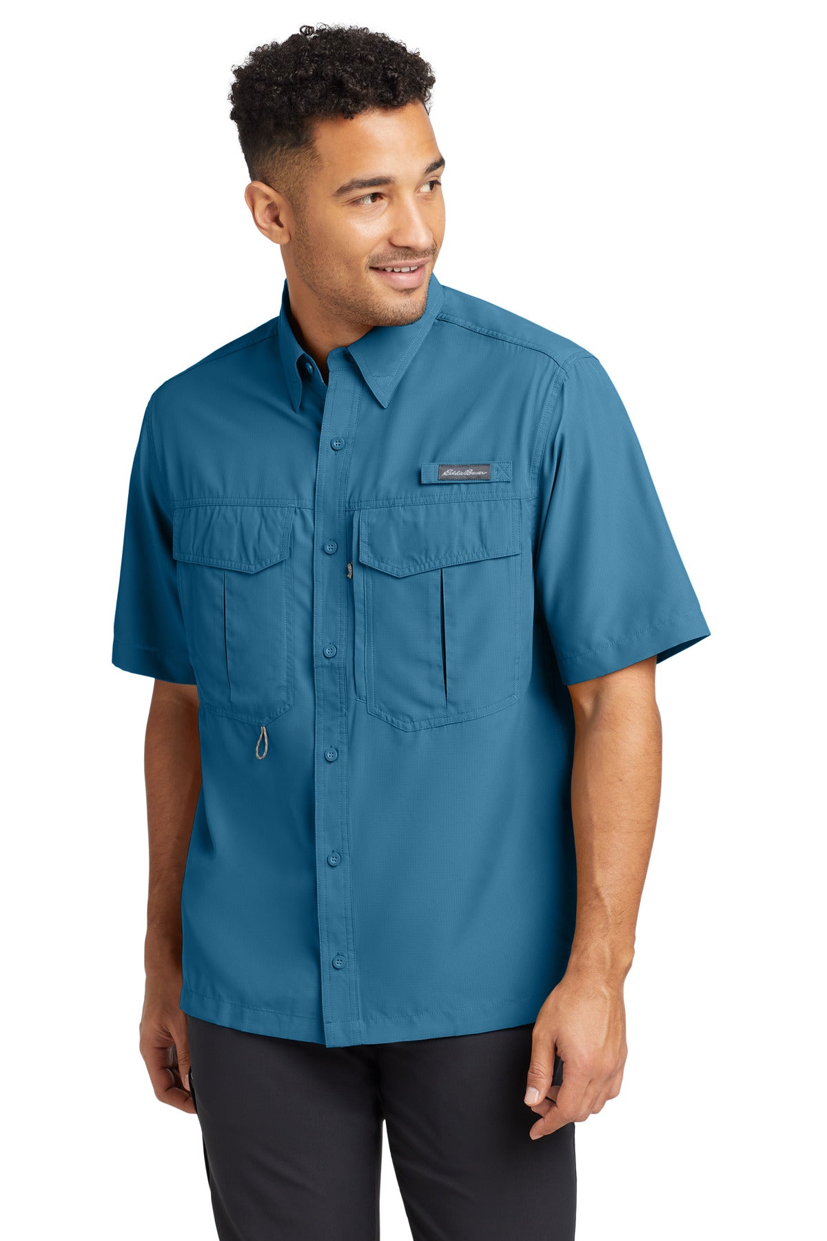 Eddie Bauer Men's Short Sleeve Performance Fishing Shirt EB602