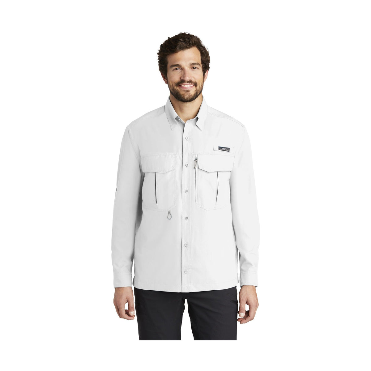 Eddie Bauer Men's Long Sleeve Performance Fishing Shirt