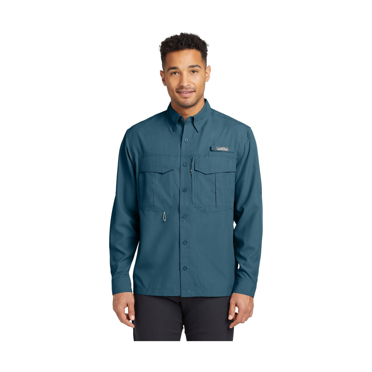Eddie Bauer Men's Long Sleeve Performance Fishing Shirt