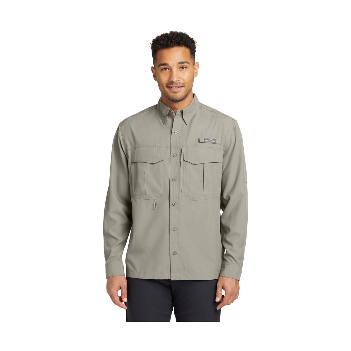 Eddie Bauer Men's Long Sleeve Performance Fishing Shirt