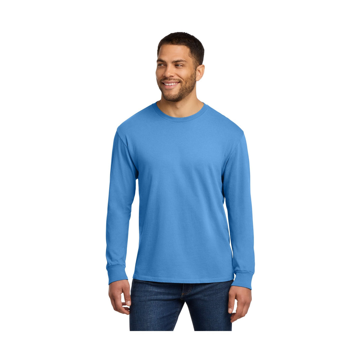 Port & Co Men's Beach Wash Garment-Dyed Long Sleeve Tee PC099LS