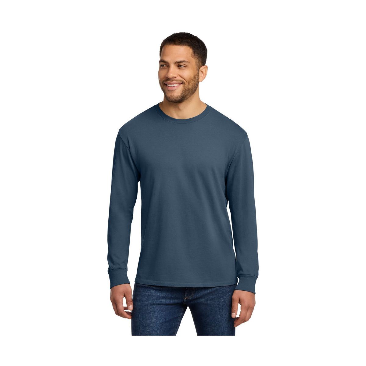 Port & Co Men's Beach Wash Garment-Dyed Long Sleeve Tee PC099LS