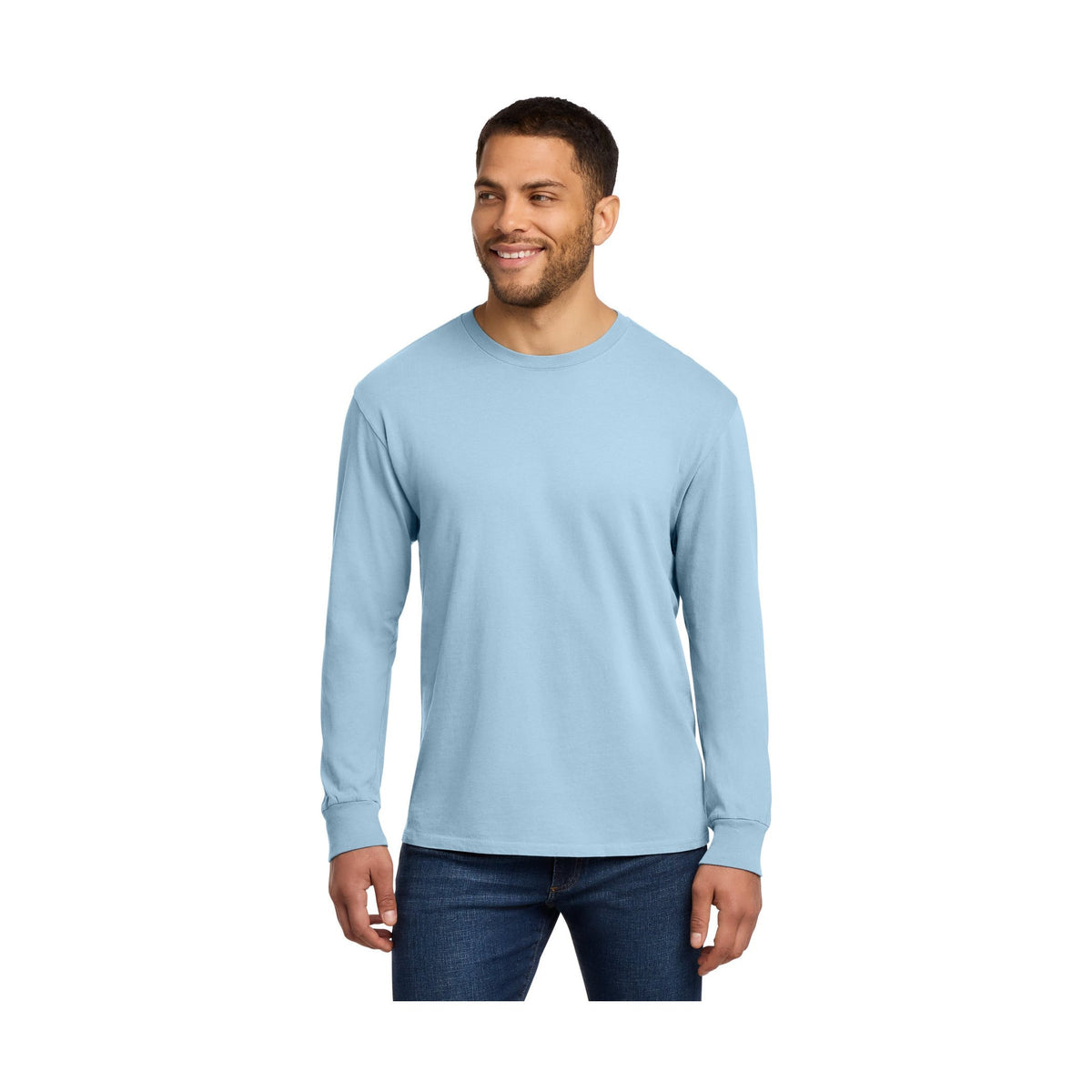 Port & Co Men's Beach Wash Garment-Dyed Long Sleeve Tee PC099LS