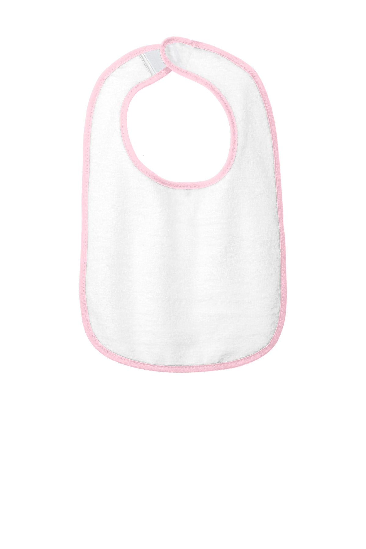 Rabbit Skins Men's Infant Contrast Trim Terry Bib