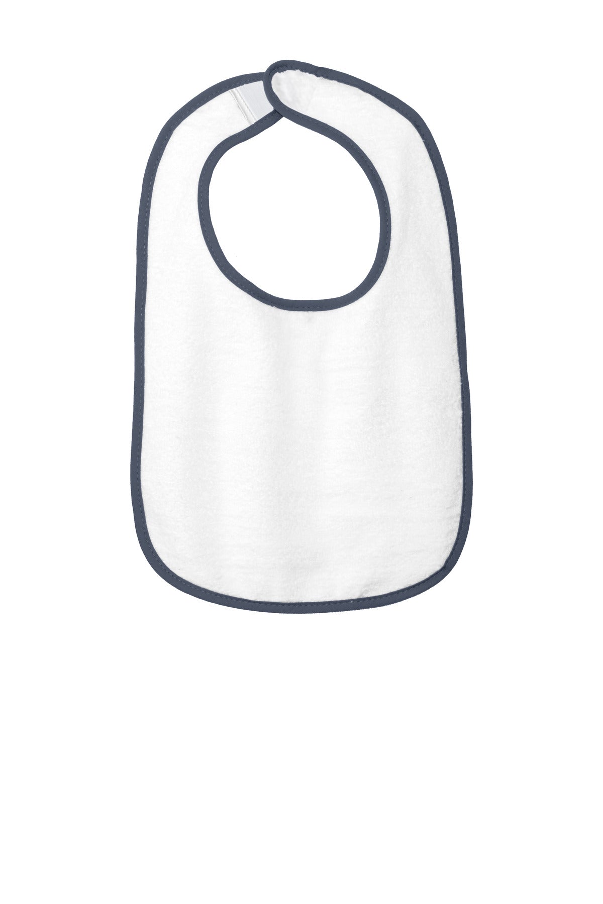 Rabbit Skins Men's Infant Contrast Trim Terry Bib