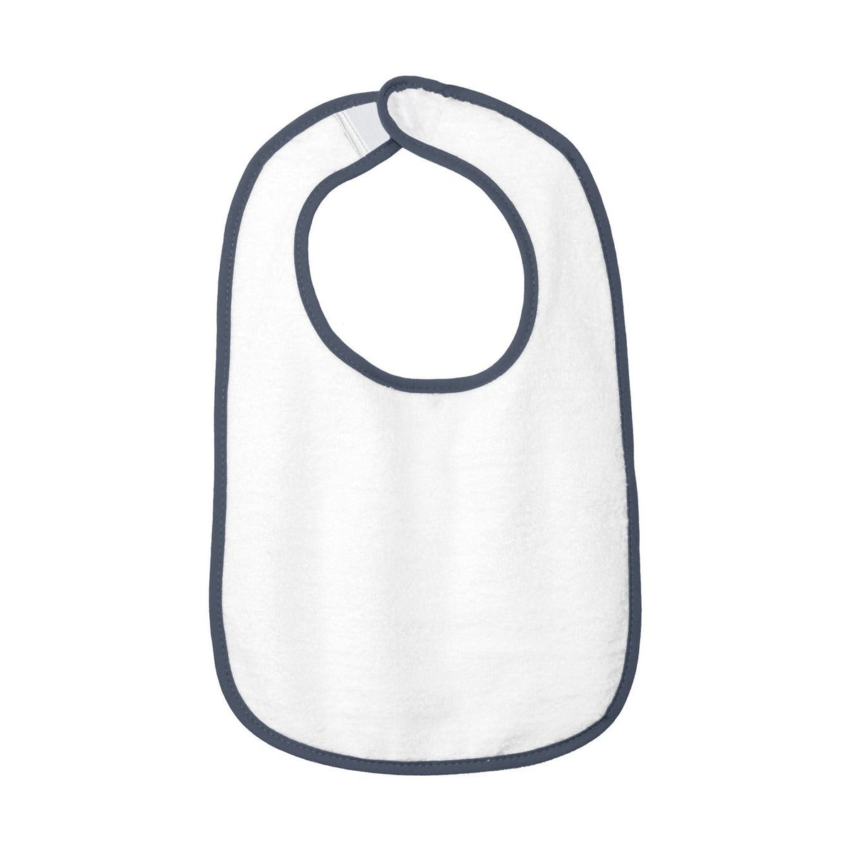 Rabbit Skins Men's Infant Contrast Trim Terry Bib