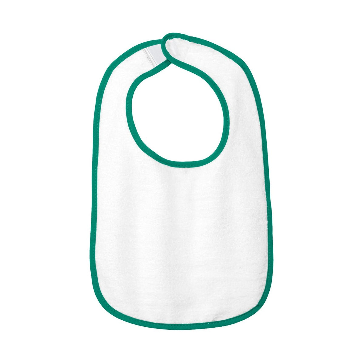 Rabbit Skins Men's Infant Contrast Trim Terry Bib