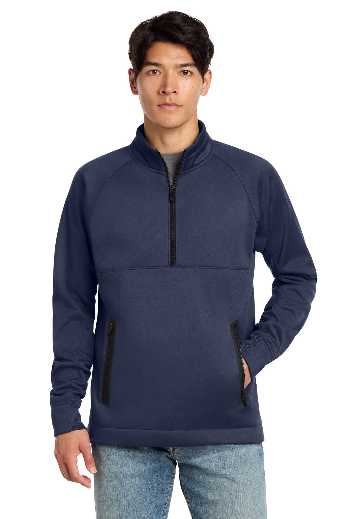 New Era Men's Venue Fleece 1/4-Zip Pullover