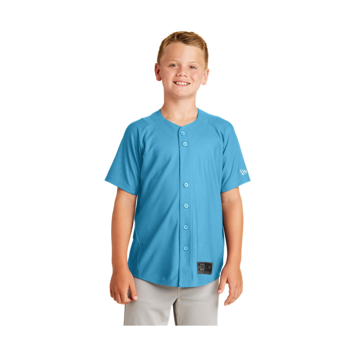 New Era Youth Diamond Era Full-Button Jersey