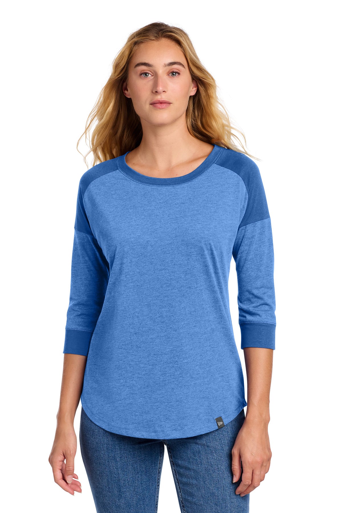 New Era Women's Heritage Blend 3/4-Sleeve Baseball Raglan Tee
