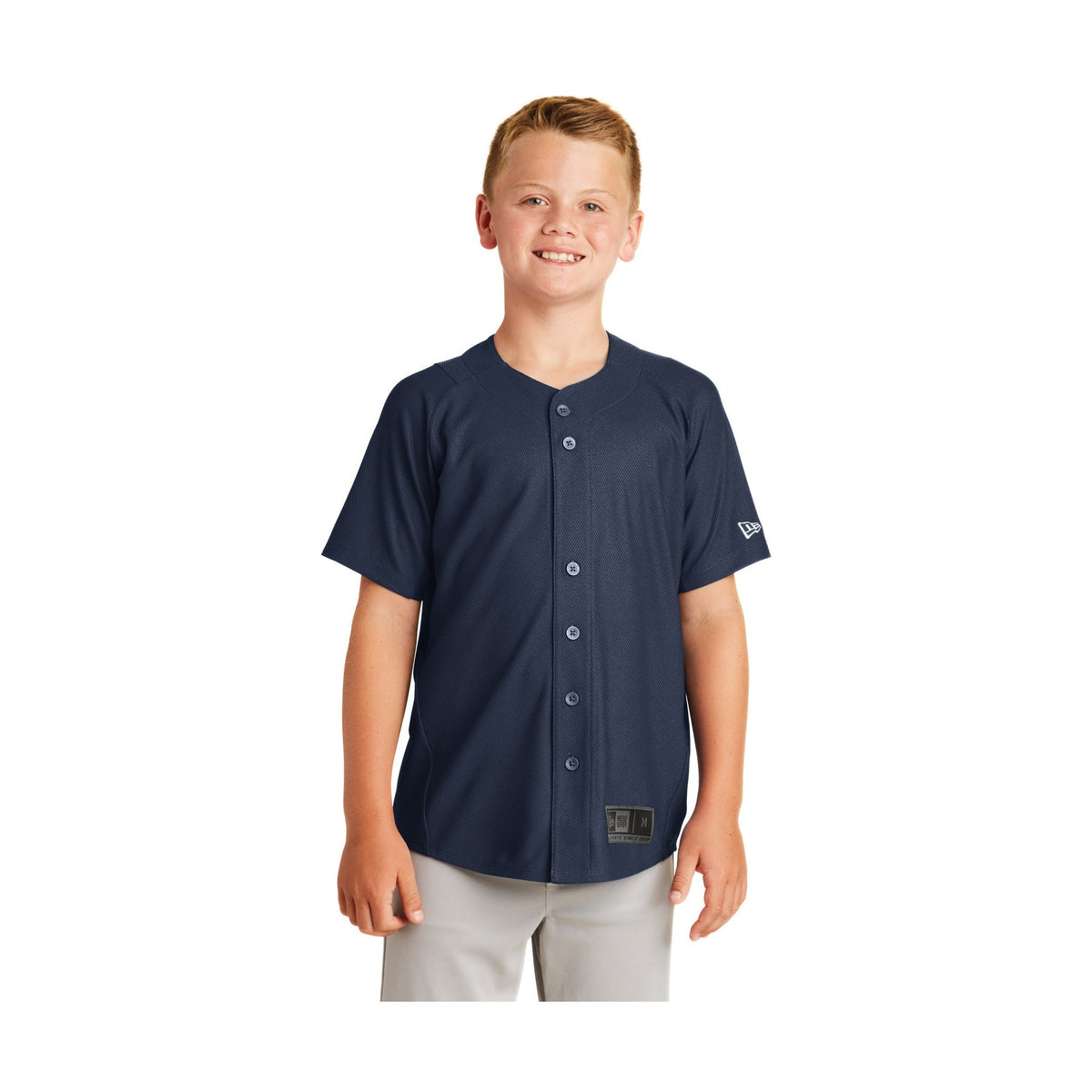 New Era Youth Diamond Era Full-Button Jersey