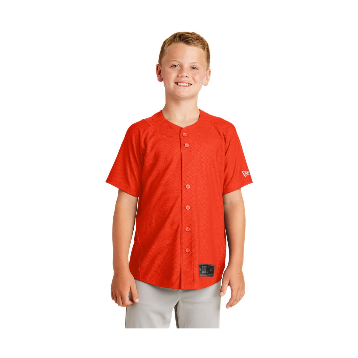 New Era Youth Diamond Era Full-Button Jersey