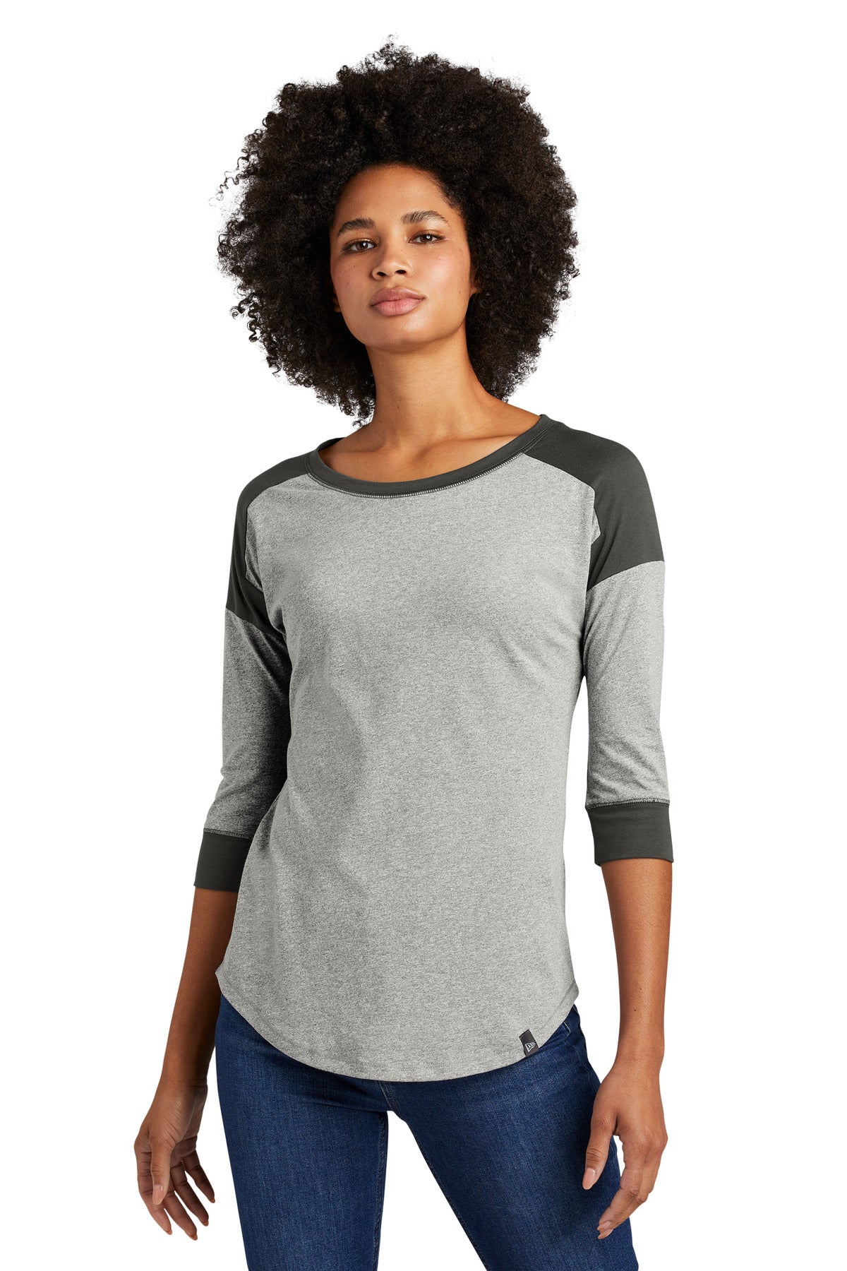 New Era Women's Heritage Blend 3/4-Sleeve Baseball Raglan Tee