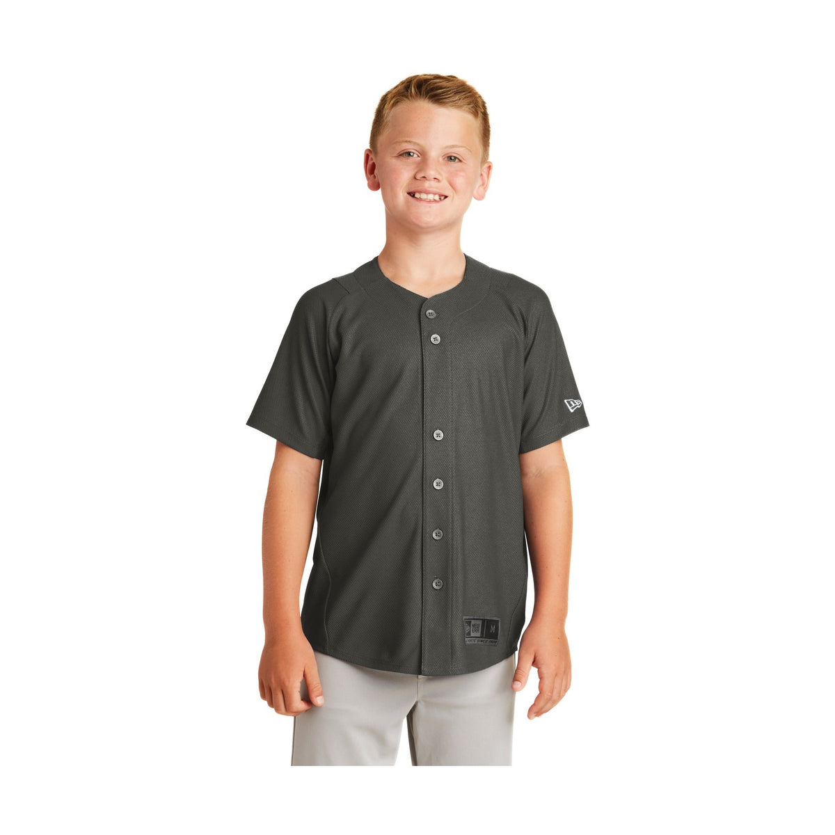 New Era Youth Diamond Era Full-Button Jersey