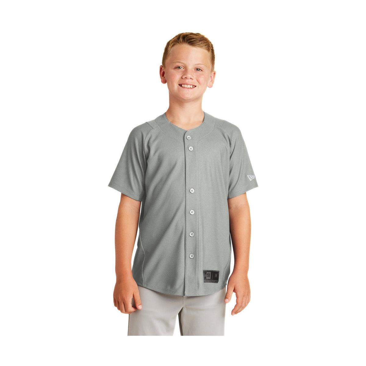 New Era Youth Diamond Era Full-Button Jersey
