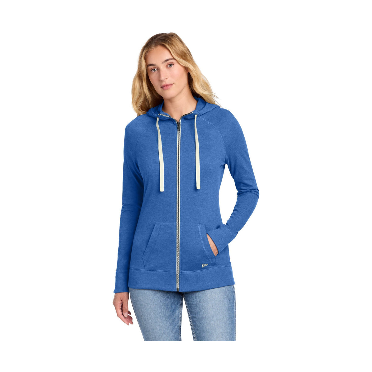 New Era Women's Sueded Cotton Blend Full-Zip Hoodie