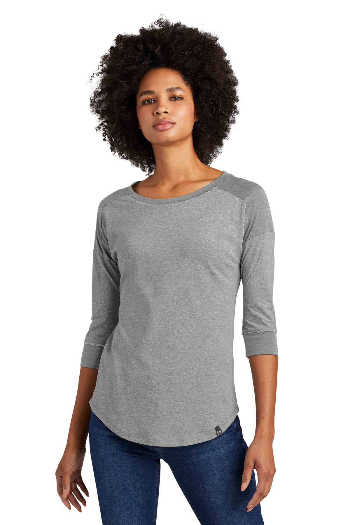 New Era Women's Heritage Blend 3/4-Sleeve Baseball Raglan Tee