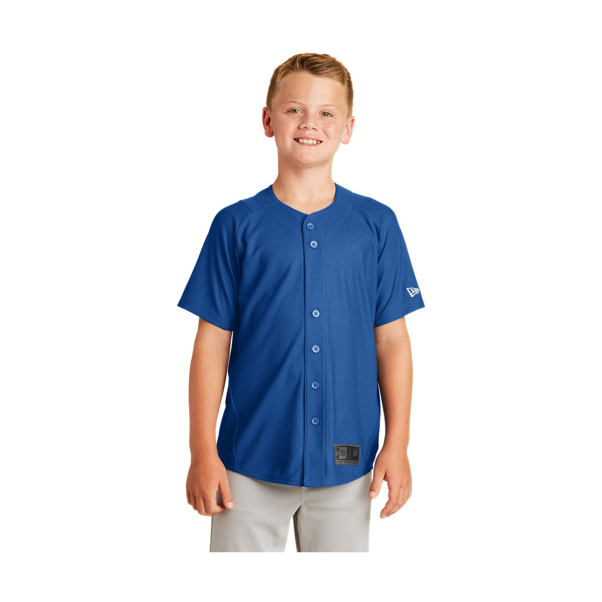 New Era Youth Diamond Era Full-Button Jersey
