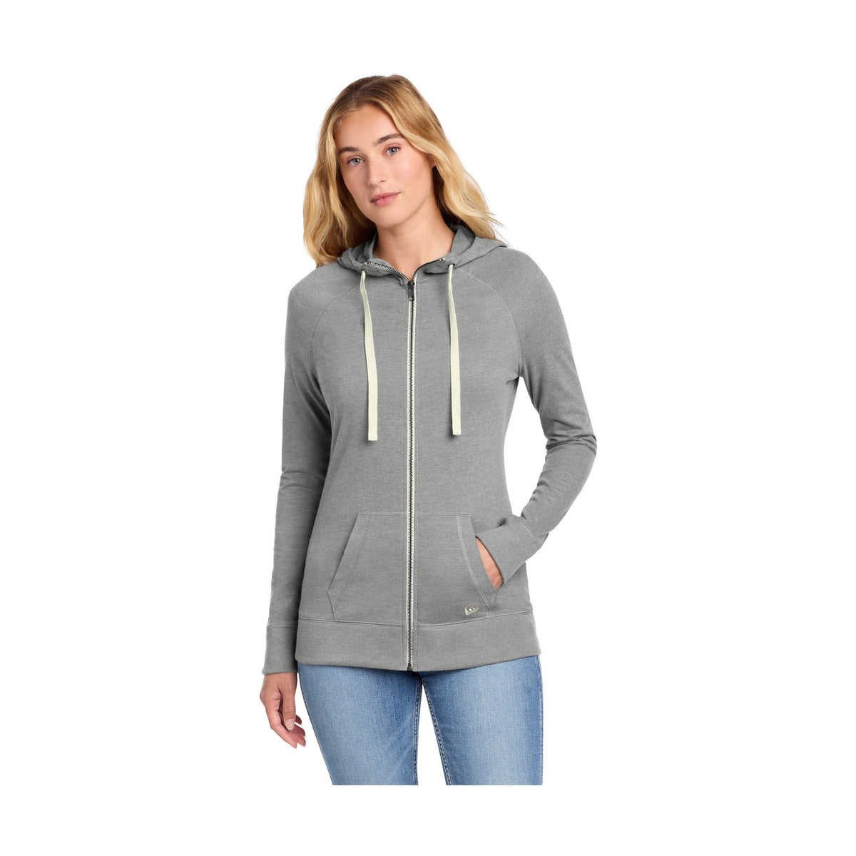 New Era Women's Sueded Cotton Blend Full-Zip Hoodie