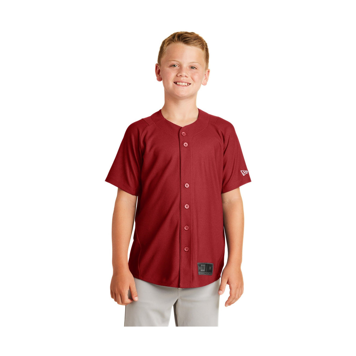New Era Youth Diamond Era Full-Button Jersey