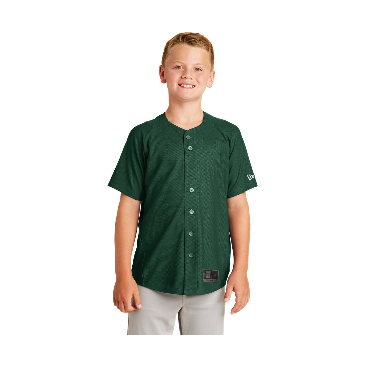 New Era Youth Diamond Era Full-Button Jersey