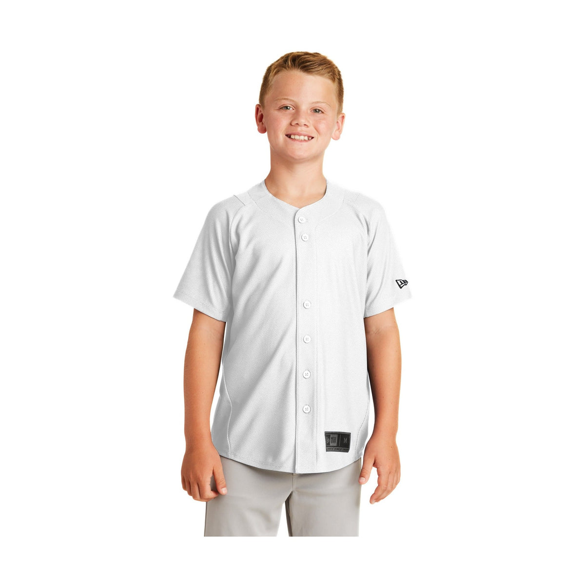 New Era Youth Diamond Era Full-Button Jersey
