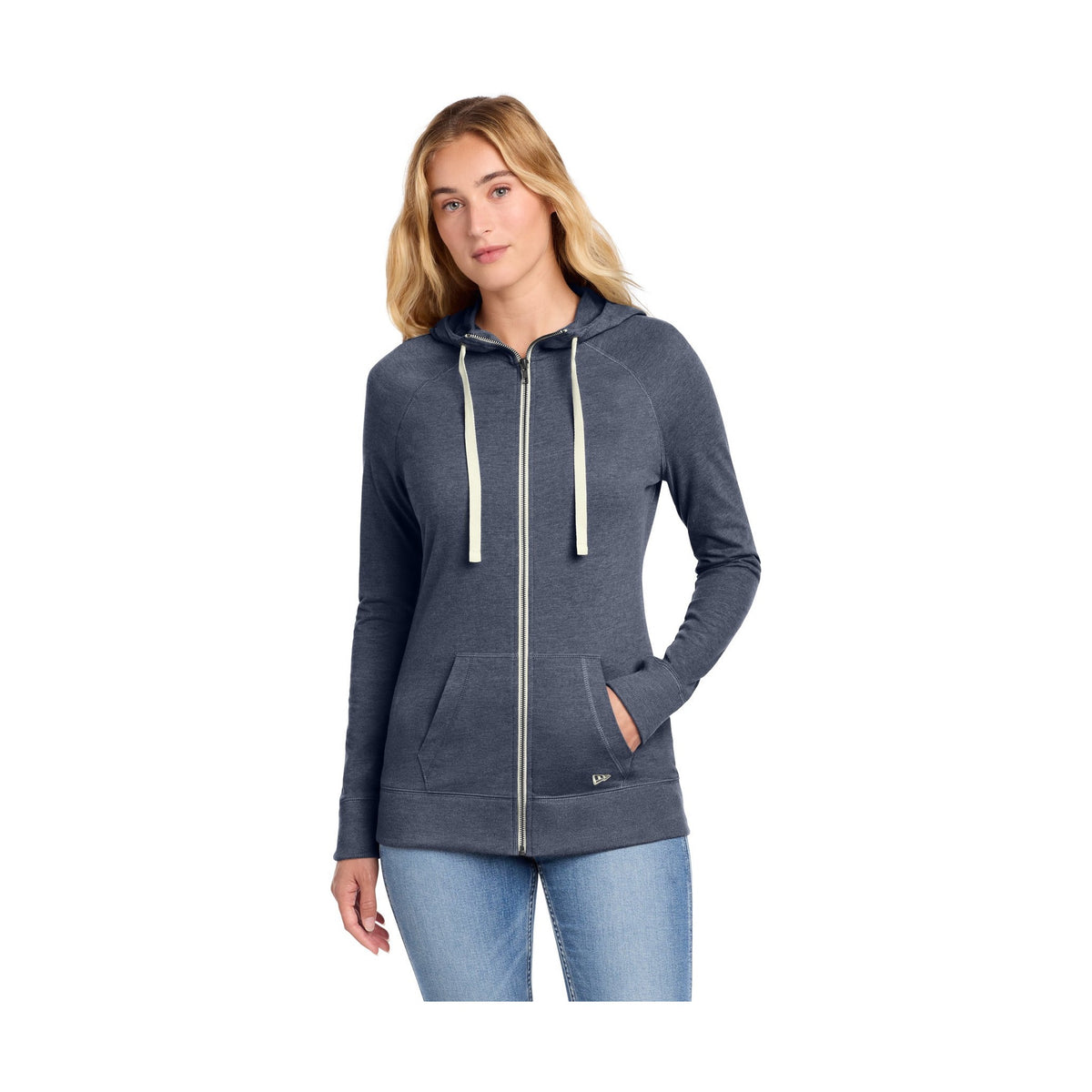 New Era Women's Sueded Cotton Blend Full-Zip Hoodie