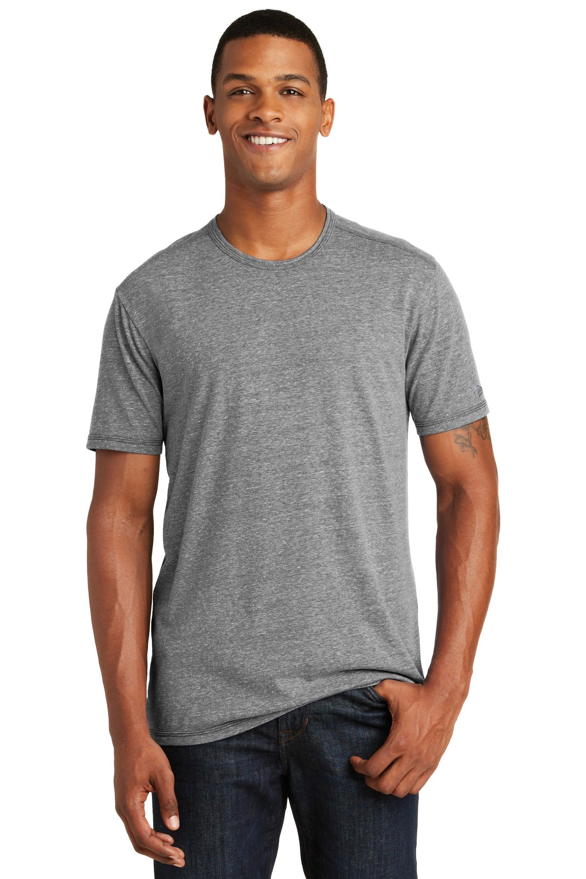 New Era Men's Tri-Blend Performance Crew Tee