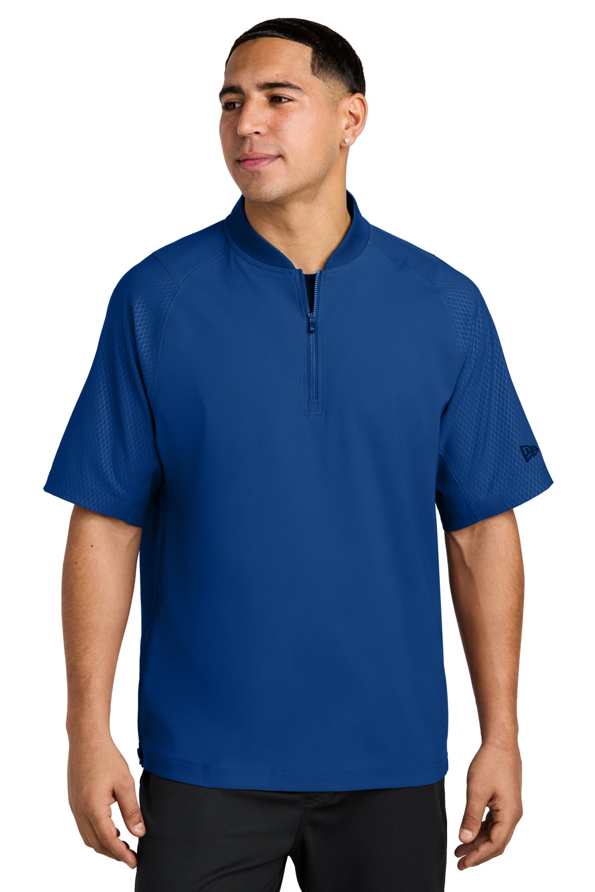 New Era Men's Cage Short Sleeve 1/4-Zip Jacket