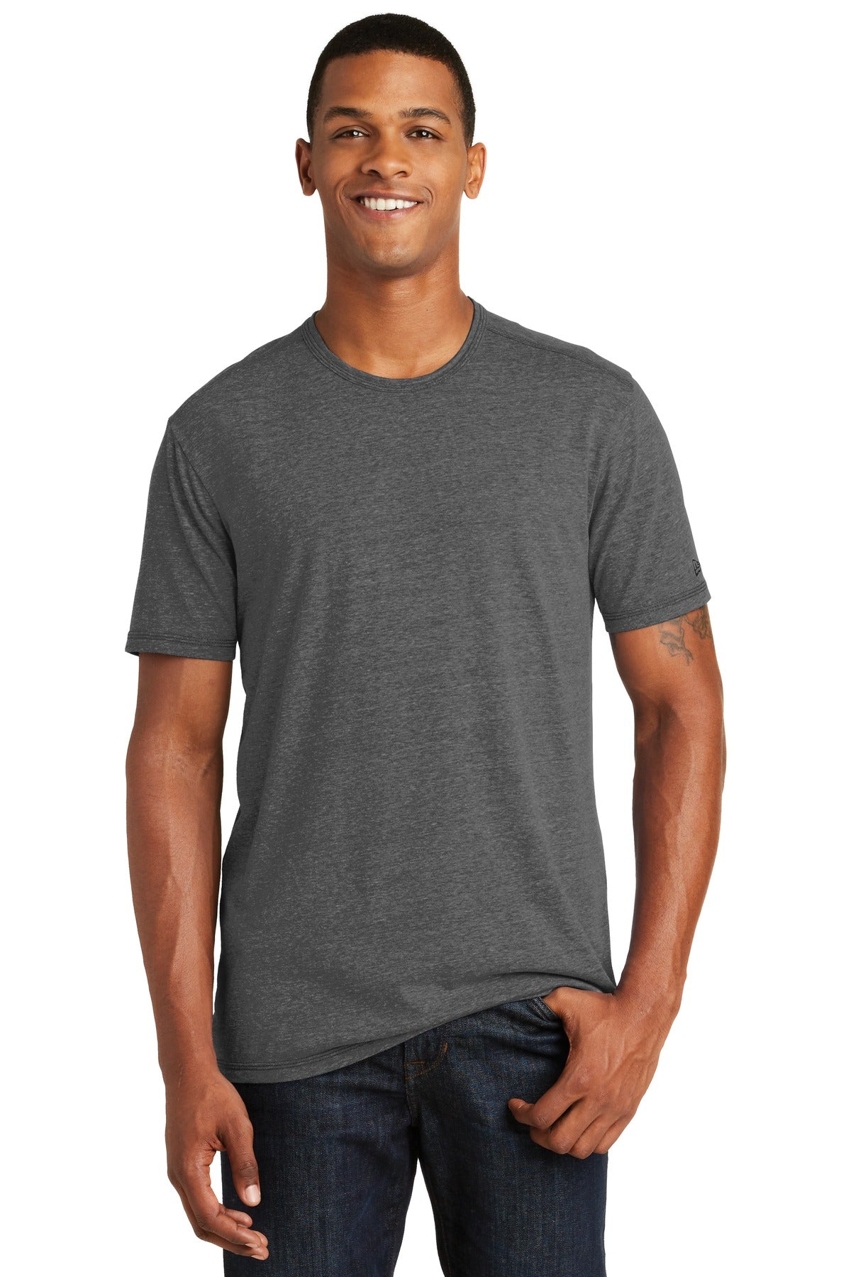 New Era Men's Tri-Blend Performance Crew Tee
