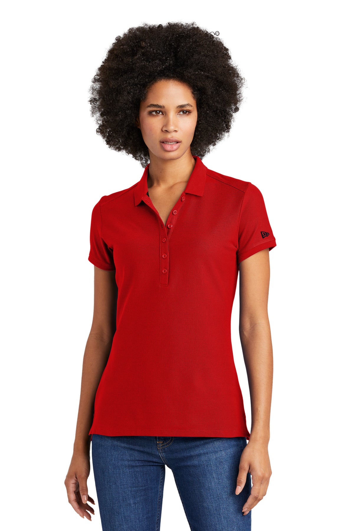 New Era Women's Venue Home Plate Polo