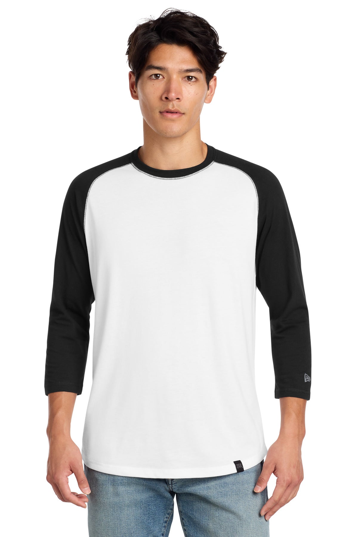 New Era Men's Heritage Blend 3/4-Sleeve Baseball Raglan Tee