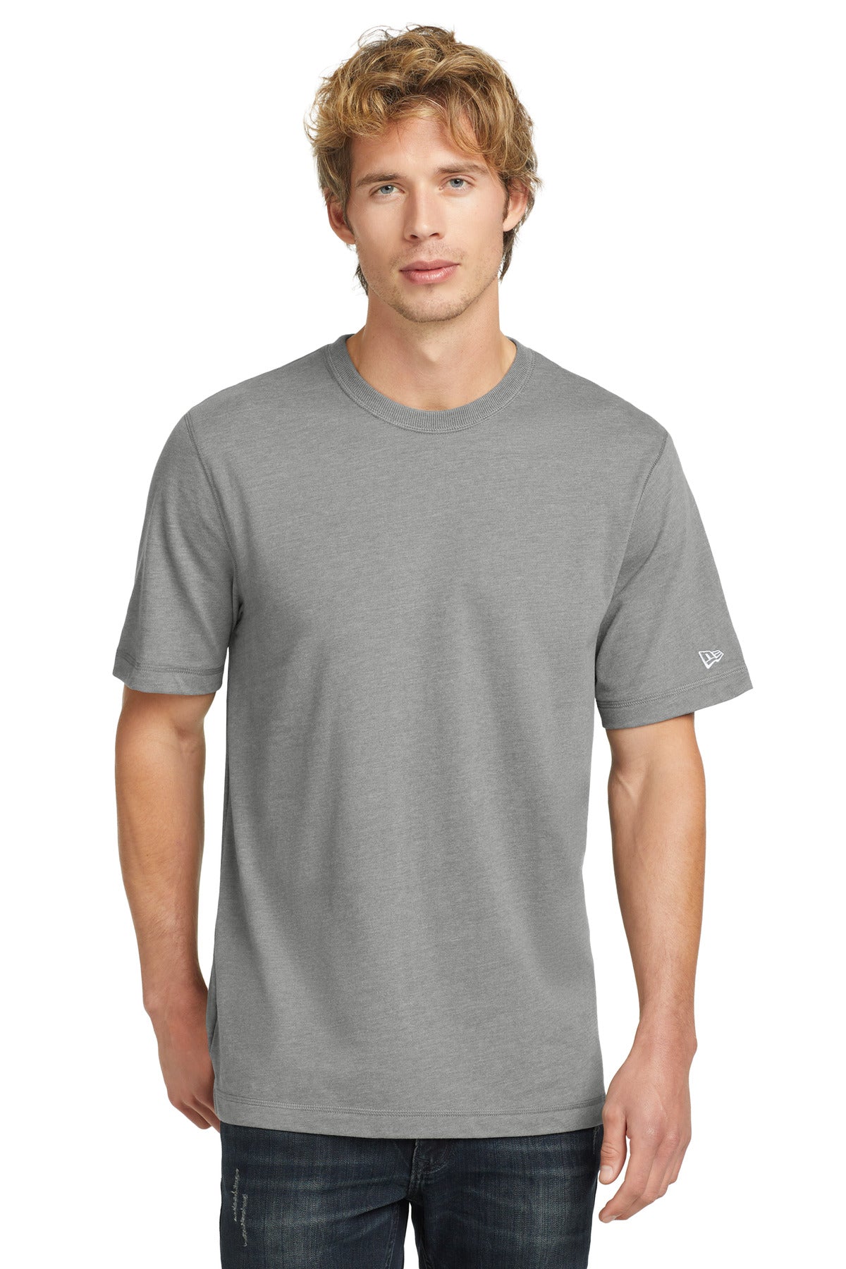New Era Men's Sueded Cotton Blend Crew Tee