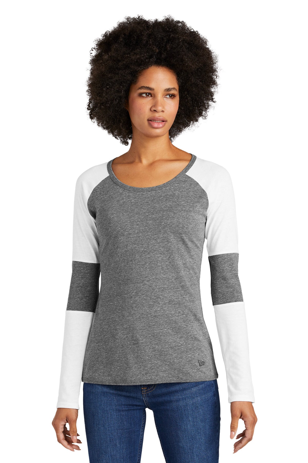 New Era Women's Tri-Blend Performance Baseball Tee
