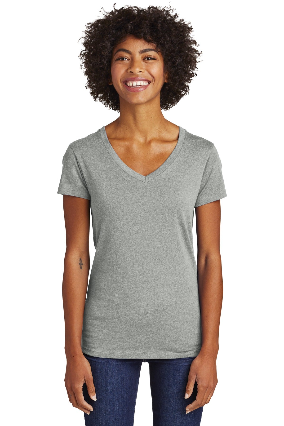 Alternative Apparel Women's Runaway Blended Jersey V-Neck Tee