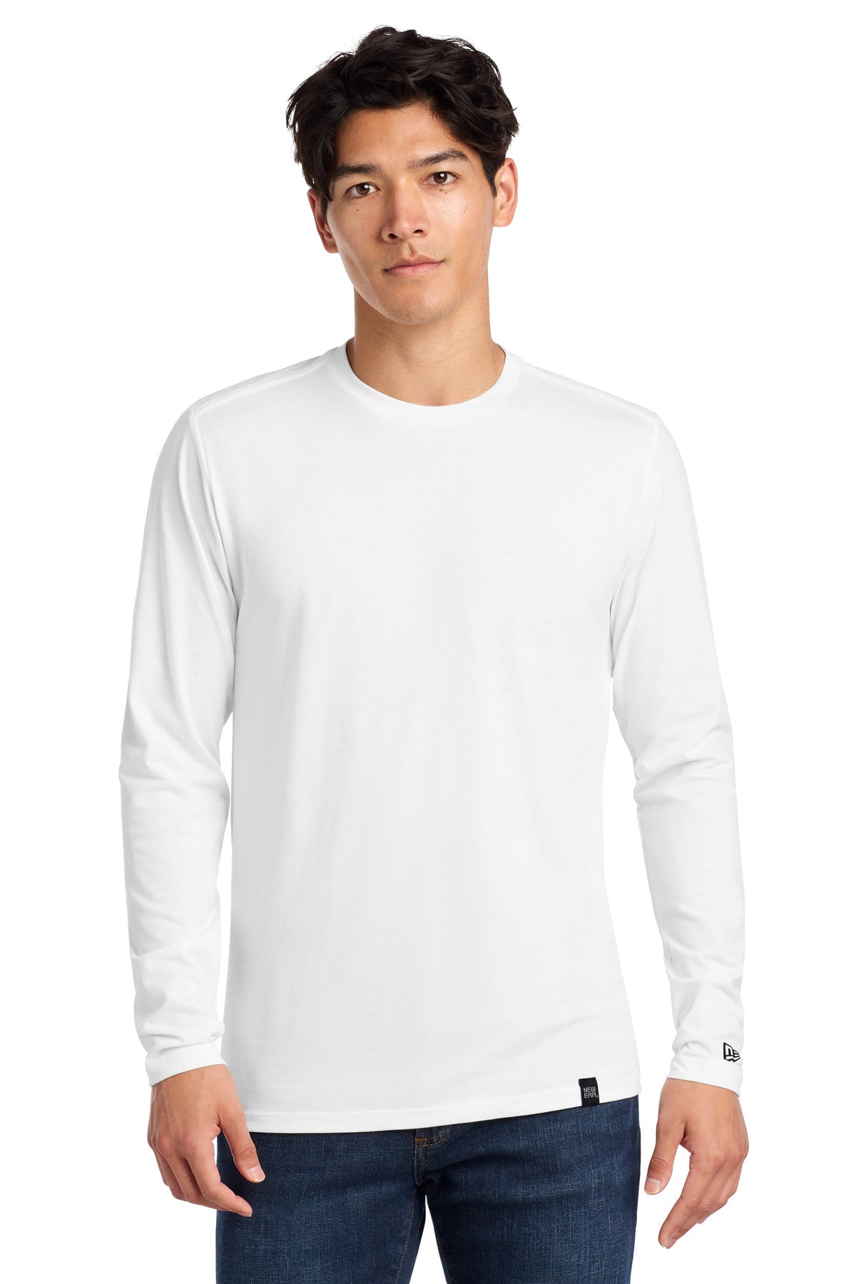 New Era Men's Heritage Blend Long Sleeve Crew Tee