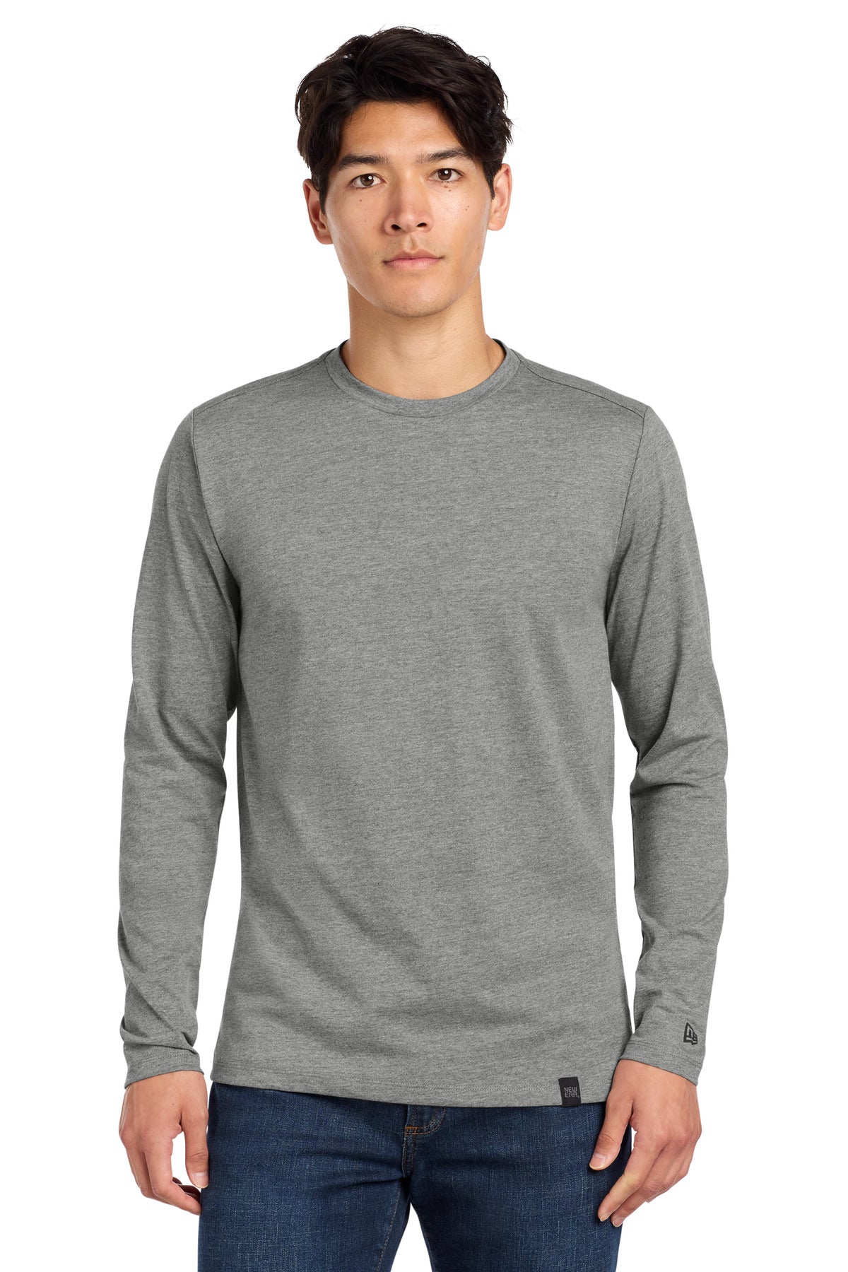 New Era Men's Heritage Blend Long Sleeve Crew Tee