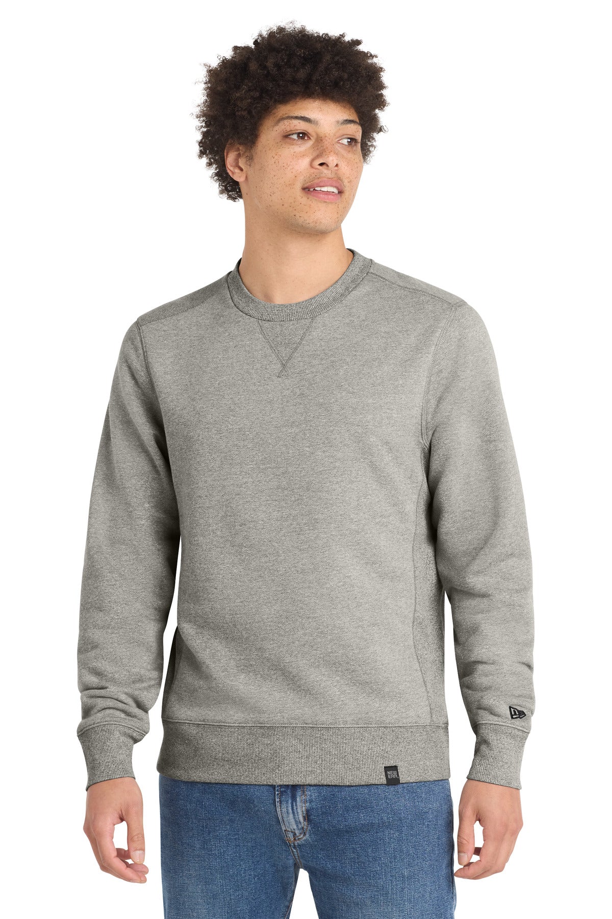 New Era Men's French Terry Crew