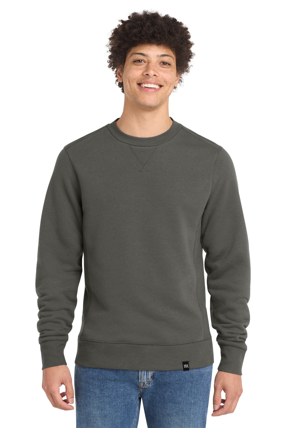 New Era Men's French Terry Crew