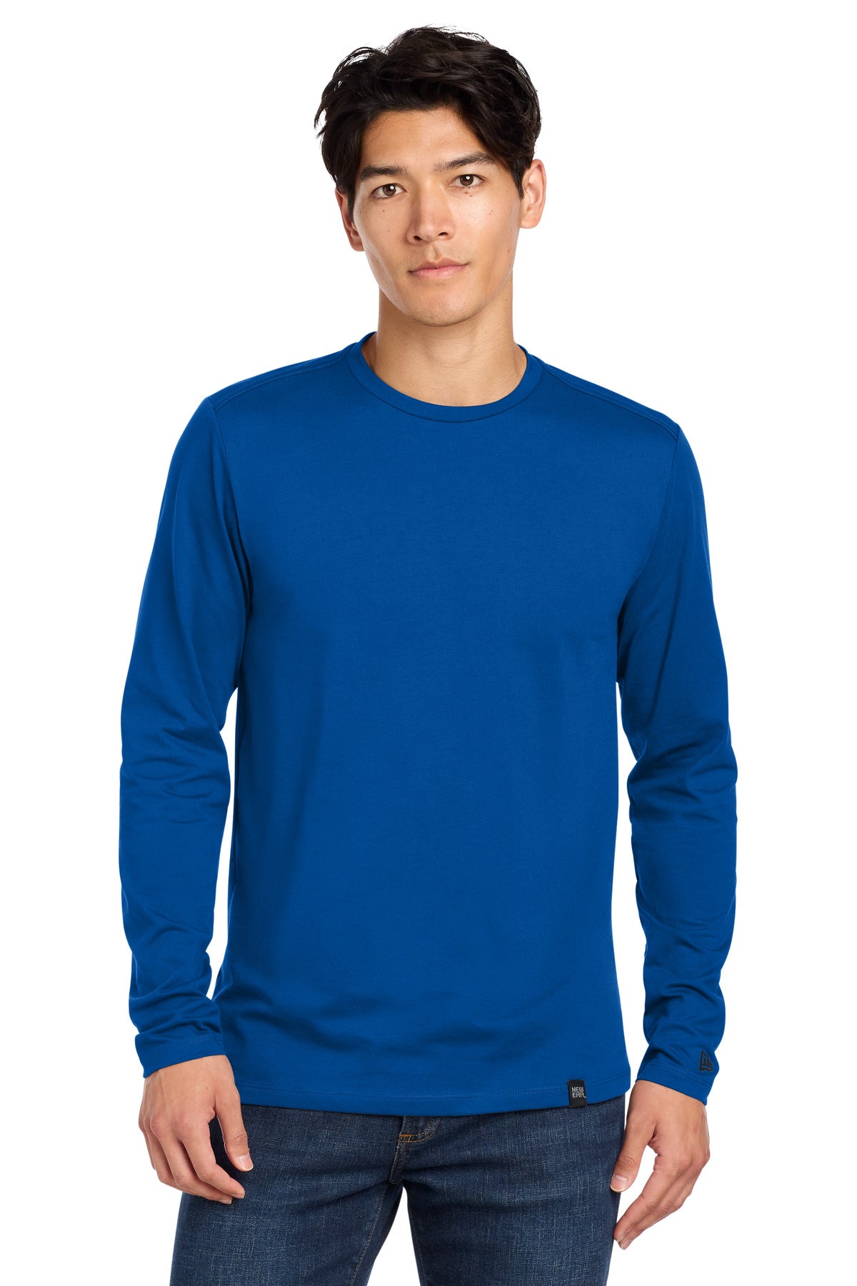 New Era Men's Heritage Blend Long Sleeve Crew Tee