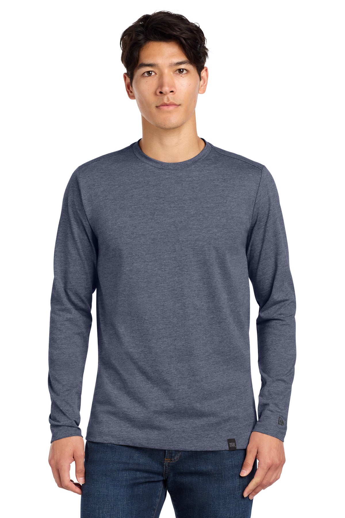 New Era Men's Heritage Blend Long Sleeve Crew Tee