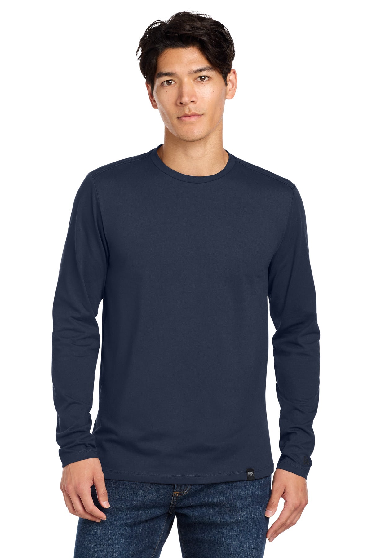 New Era Men's Heritage Blend Long Sleeve Crew Tee